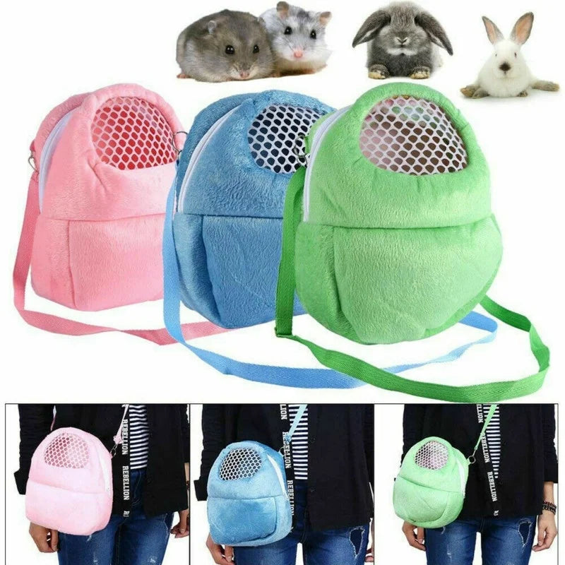Small Pet Carrier Bag for Hamster, Rabbit, Guinea Pig