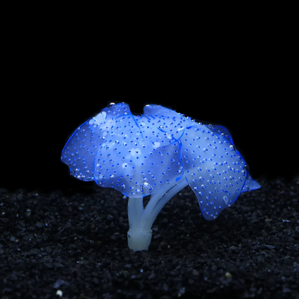 Glow Silicone Coral Aquarium Decor