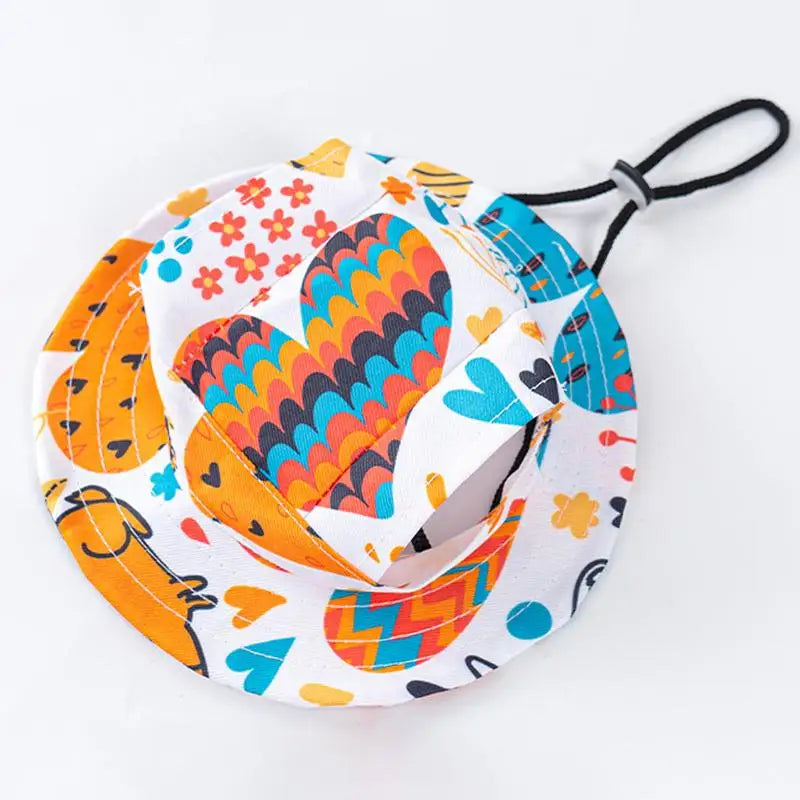 Cat Sun Hat with Ear Holes