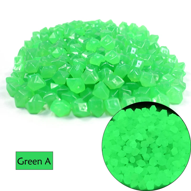 50/100/200Pcs Luminous Stones Glow in Dark Pebbles