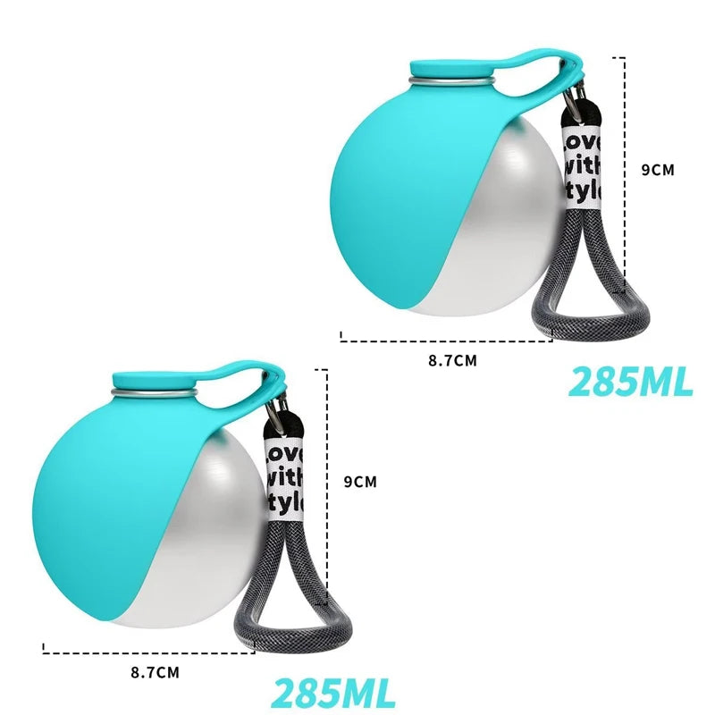 285ml Stainless Steel Dog Water Bottle