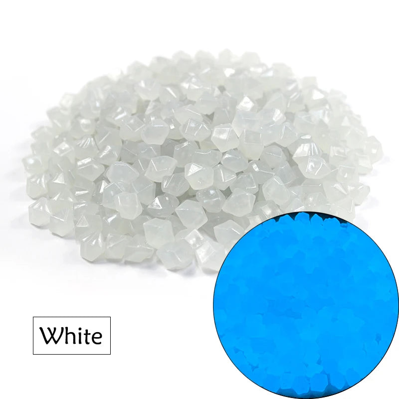 50/100/200Pcs Luminous Stones Glow in Dark Pebbles