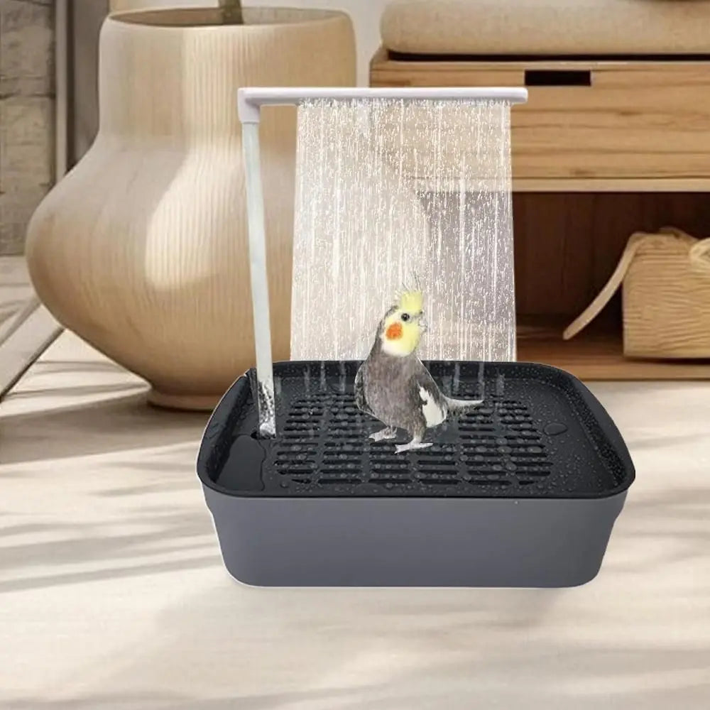 Automatic Parrot Bird Bath Tub USB