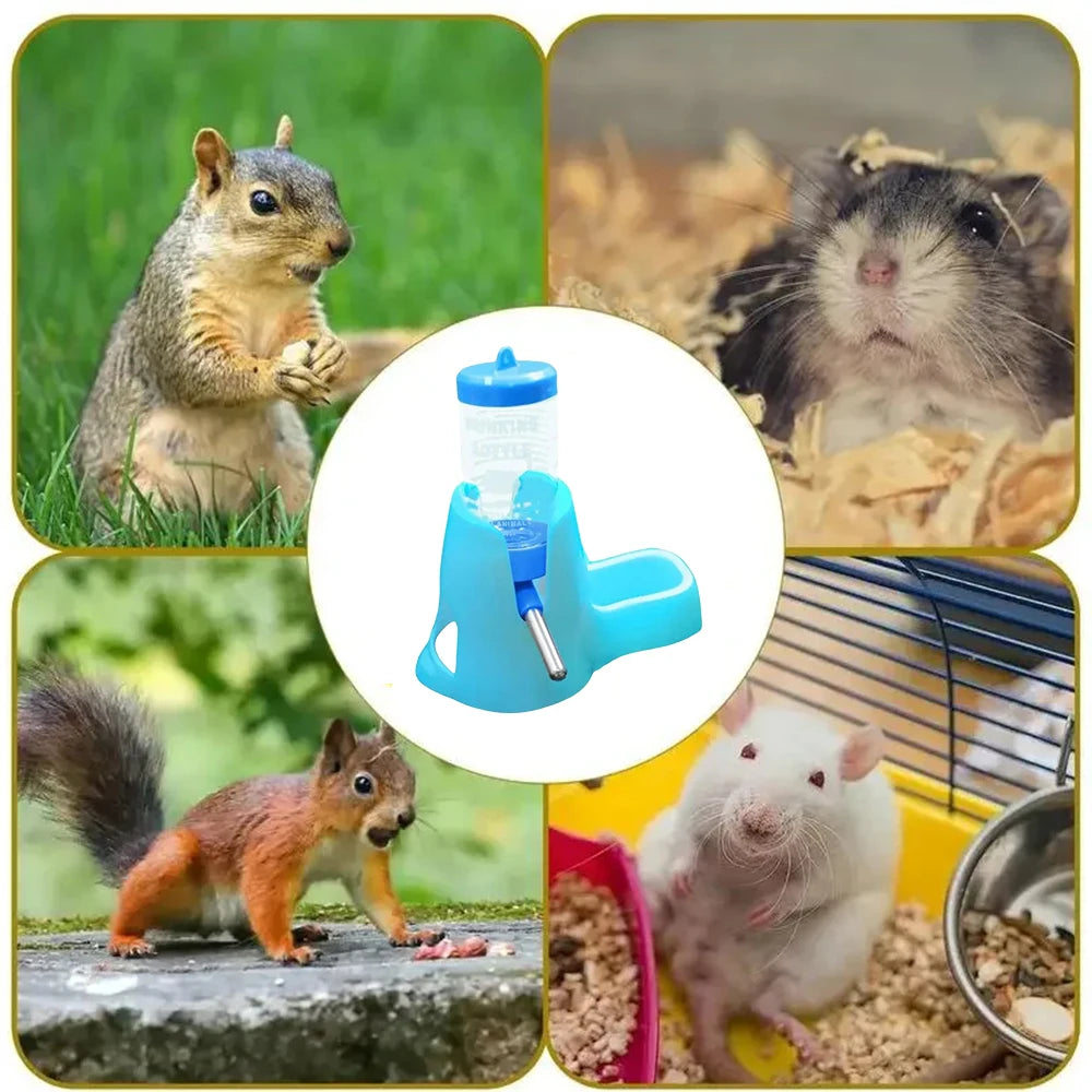 Hamster Water Feeder with Food Container