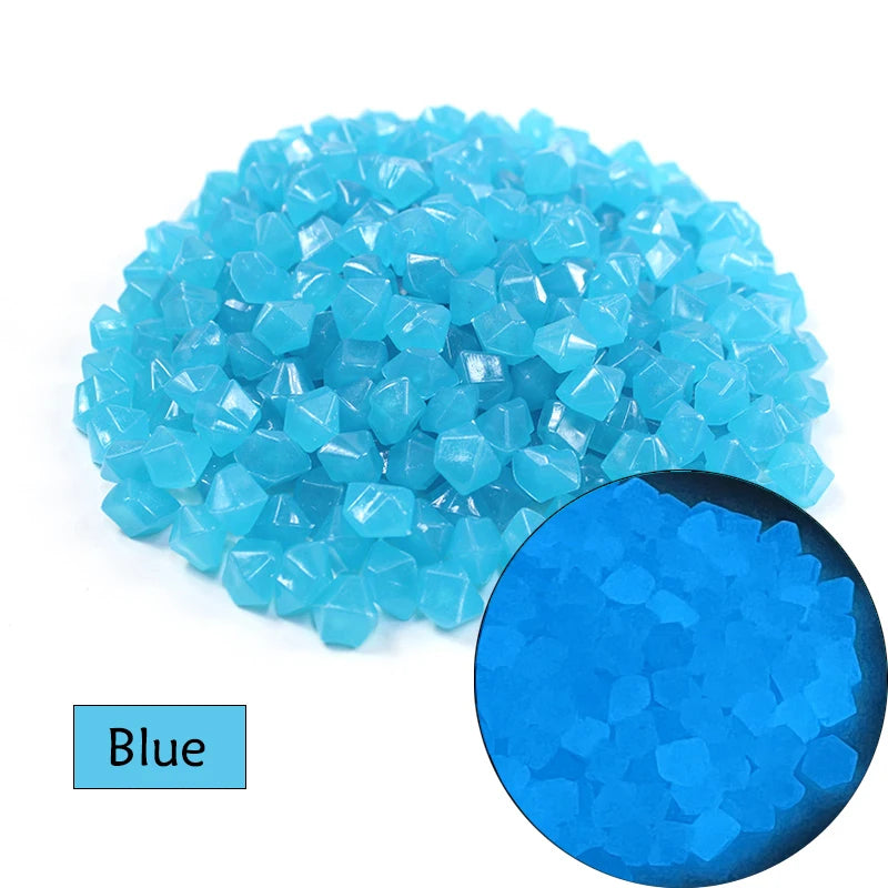 50/100/200Pcs Luminous Stones Glow in Dark Pebbles