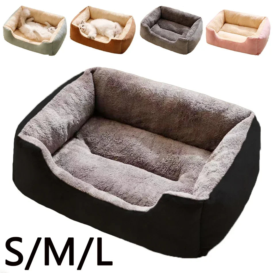 Plush Cat Bed – Cozy Pet House