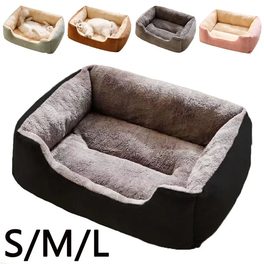 Plush Cat Bed – Cozy Pet House