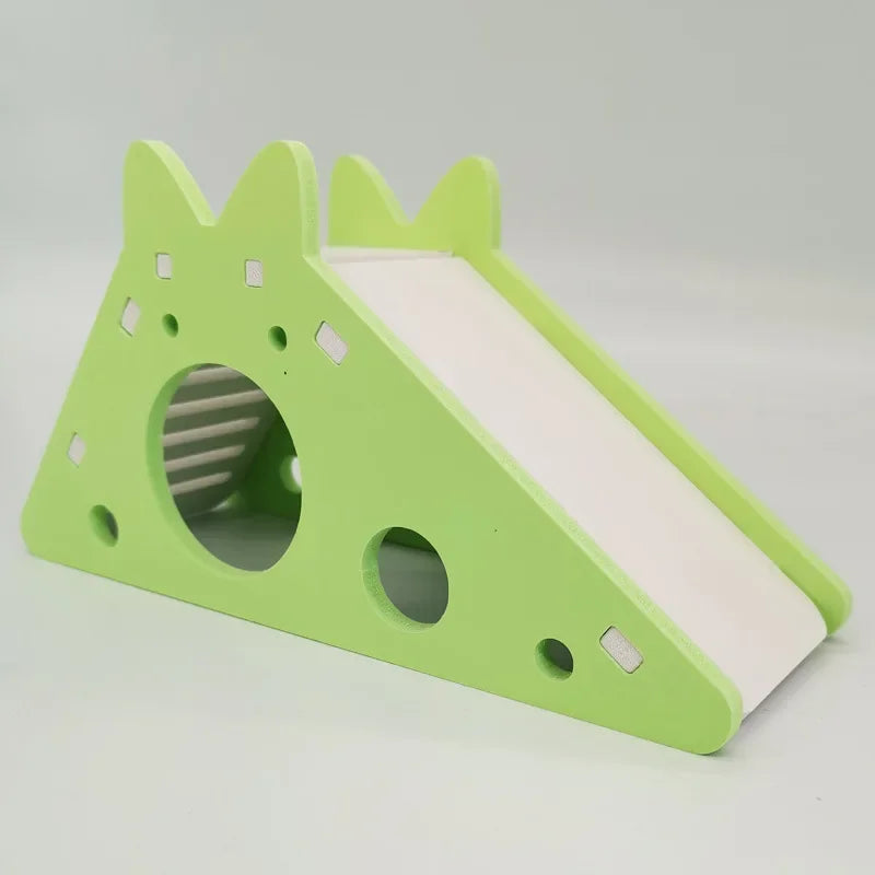 Wooden Hamster Slide Toy House