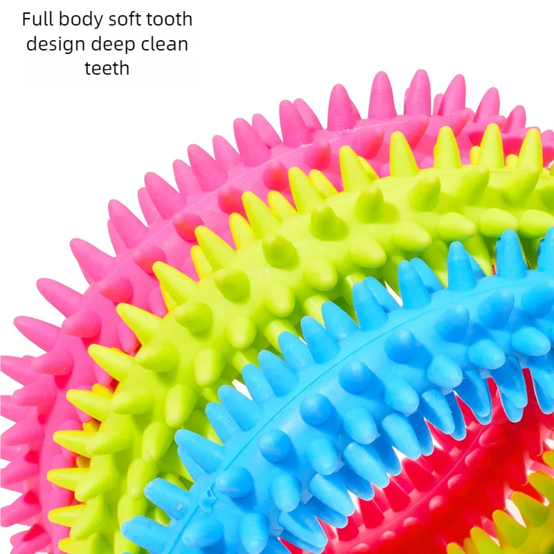 Pet Chew Toy - Soft Rubber Bone for Small Dogs