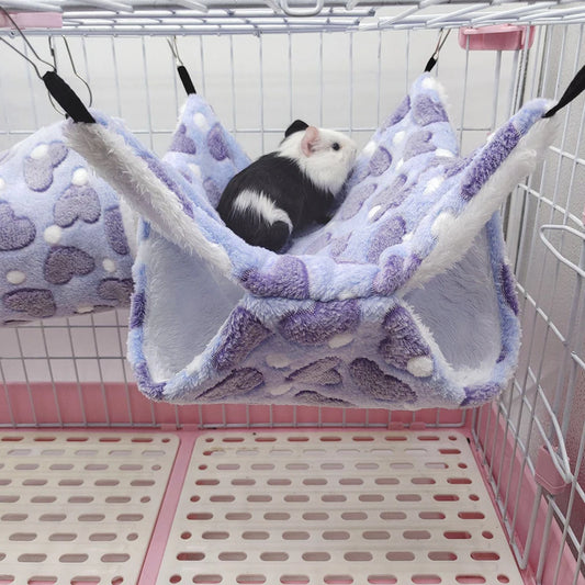 Winter Double-Layer Hammock for Hamster