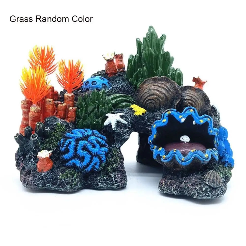 Simulated Coral Reef Fish Tank Ornament