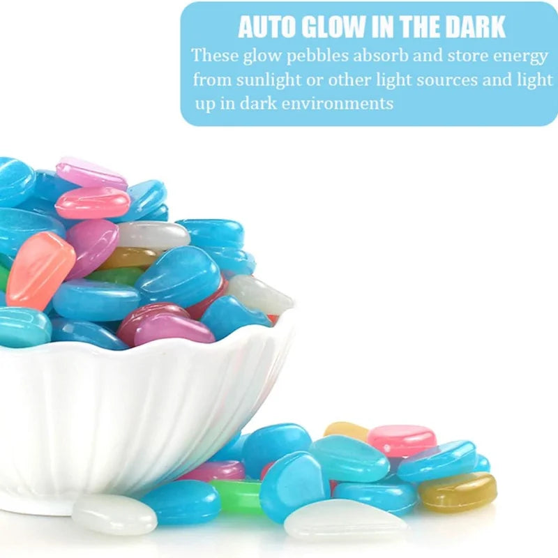 Glow in the Dark Pebbles 1cm