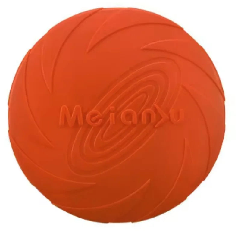 Silicone Dog Flying Disk Toy - Eco-Friendly Anti-Chew