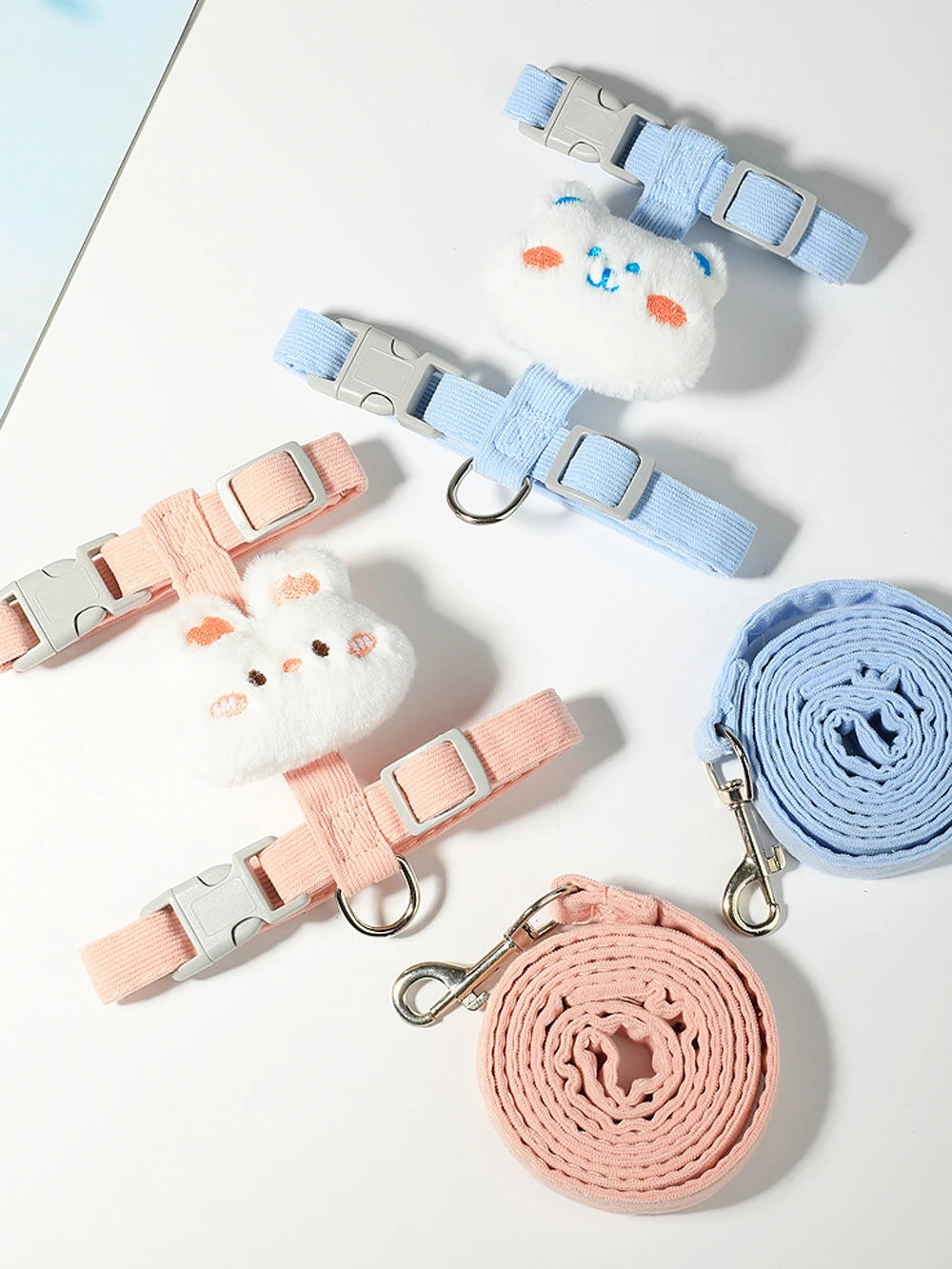 LANGXINGCS Adjustable Dog Harness & Leash Set