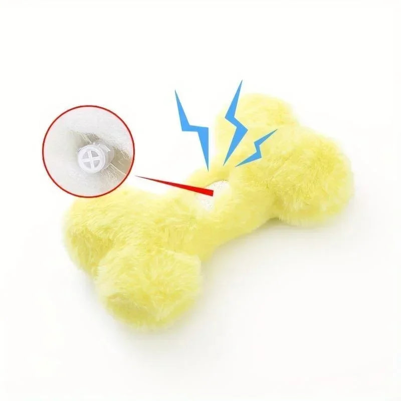 Dog Bone Plush Toy for Pets