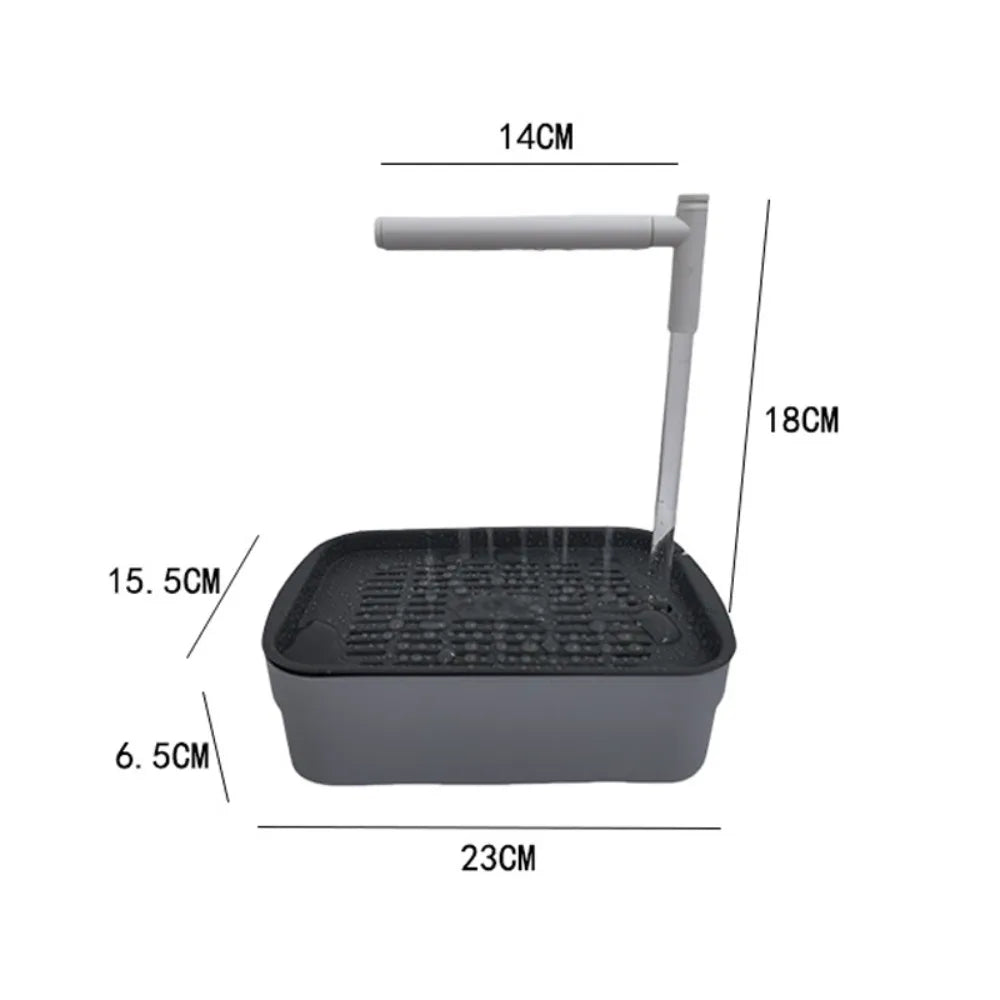 Automatic Parrot Bird Bath Tub USB