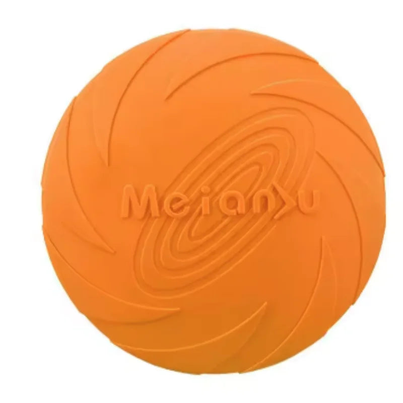Silicone Dog Flying Disk Toy - Eco-Friendly Anti-Chew
