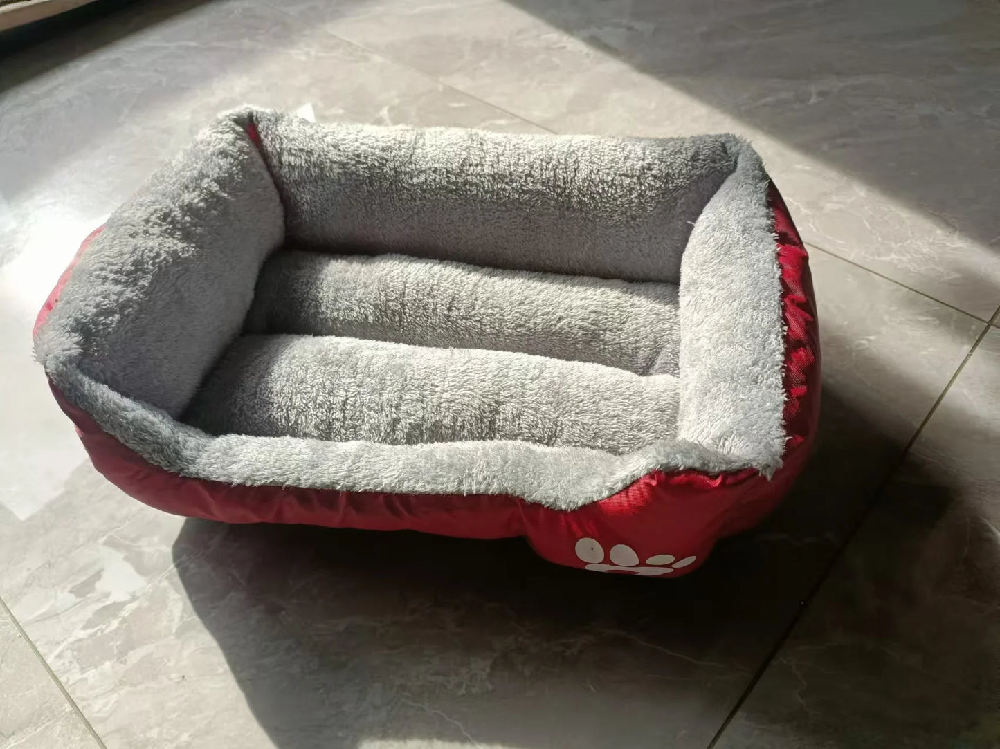 LAPLADOG Cute Paw-Print Dog Bed Sleeping Bag by High Life Style Gadgets