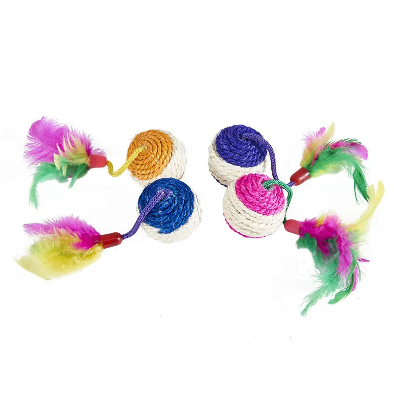 Sisal Scratching Ball Cat Toy
