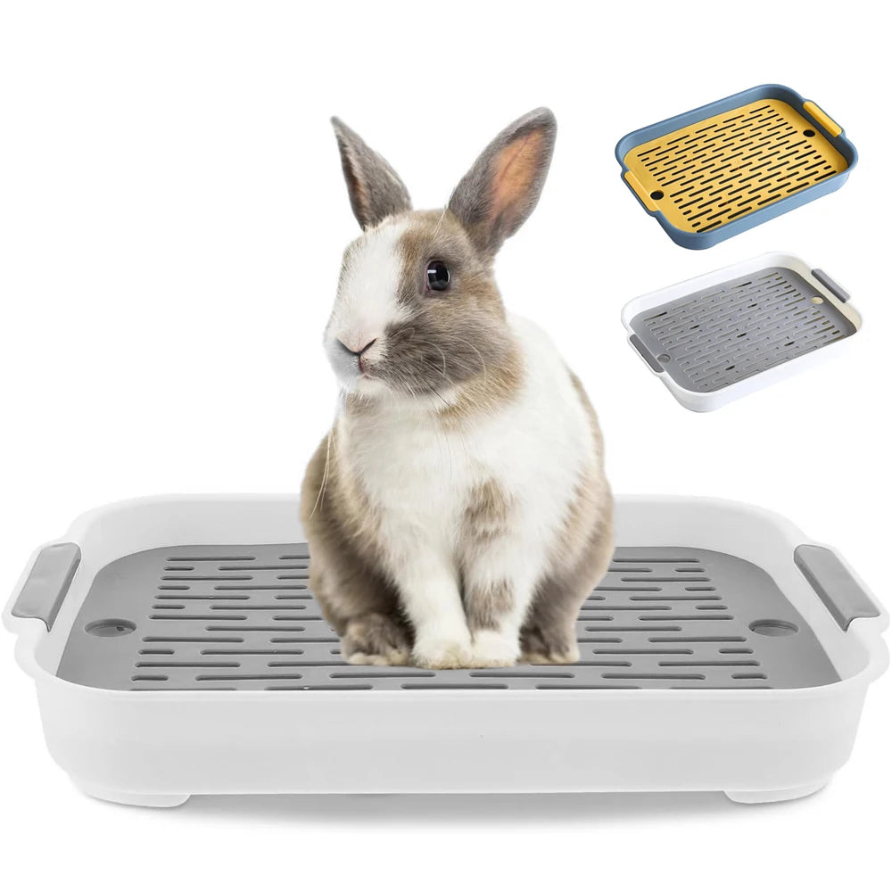 Rabbit Litter Box Small Pet Toilet Tray