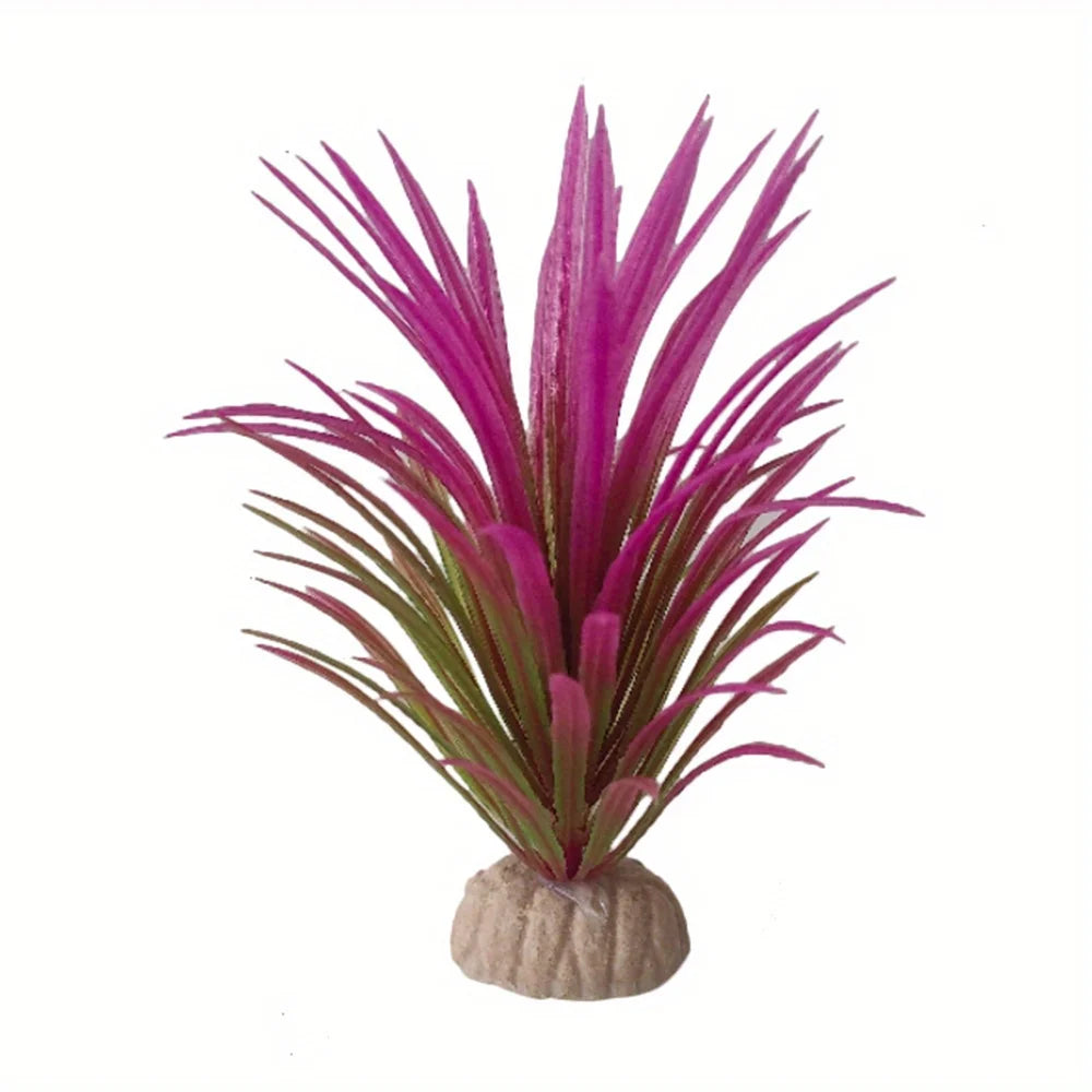 Vibrant Artificial Aquarium Plant - 10pcs/1pc