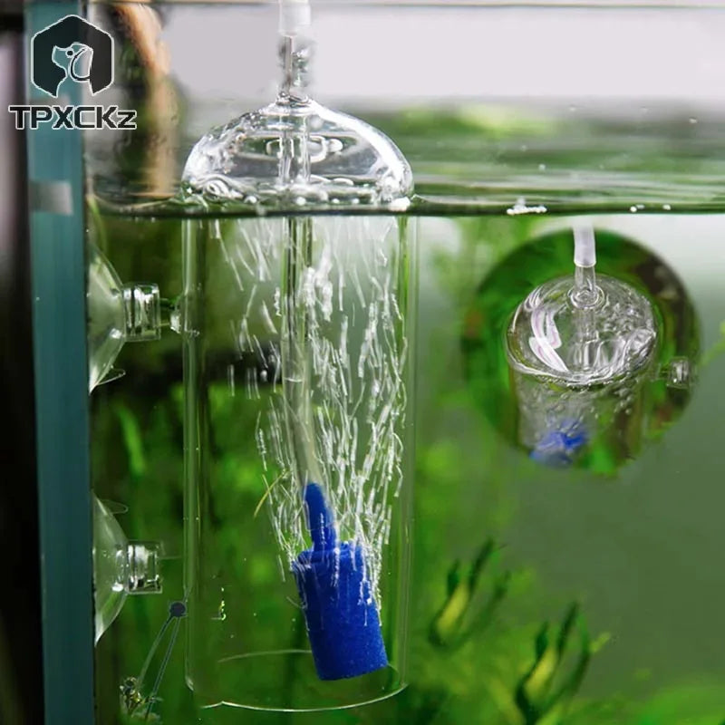 HELTC 5/10Pcs Aquarium Cylinder Air Stone Bubbles