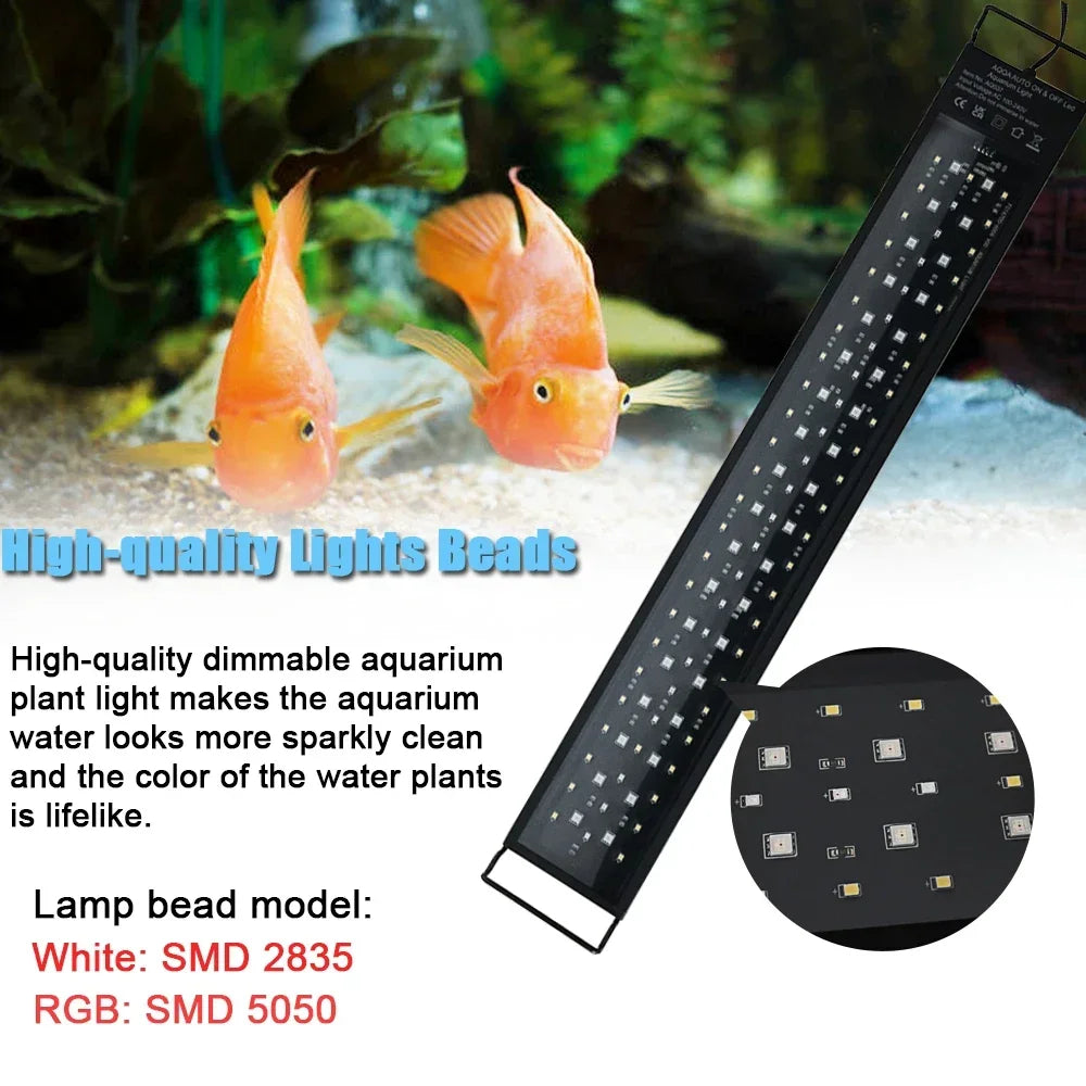 30-60cm Aquarium LED Light Full Spectrum