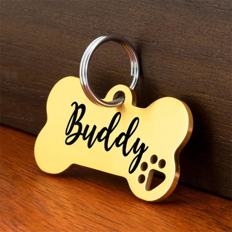 Stainless Steel Personalized Dog ID Tag