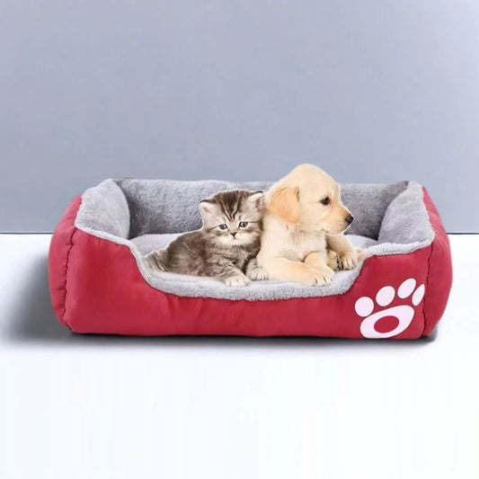LAPLADOG Cute Paw-Print Dog Bed Sleeping Bag by High Life Style Gadgets