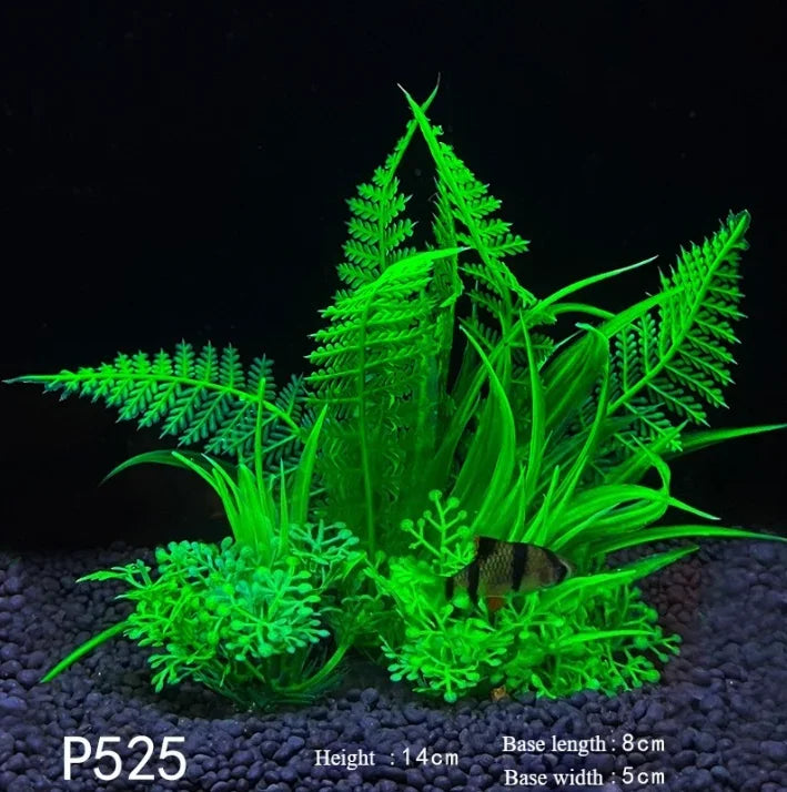 Artificial Aquarium Decor Plants 14cm