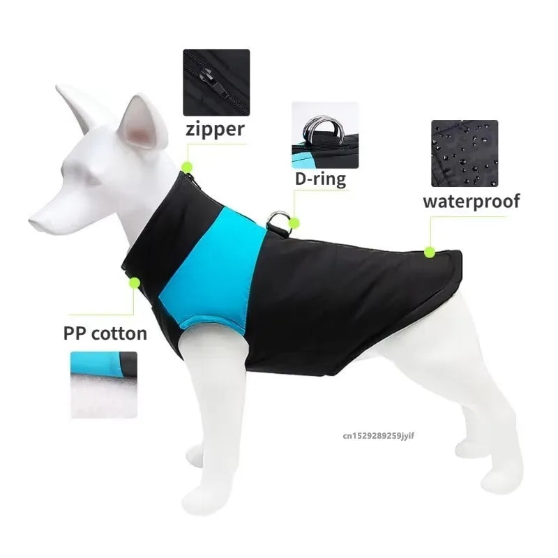 Waterproof Warm Dog Coat Vest Jacket