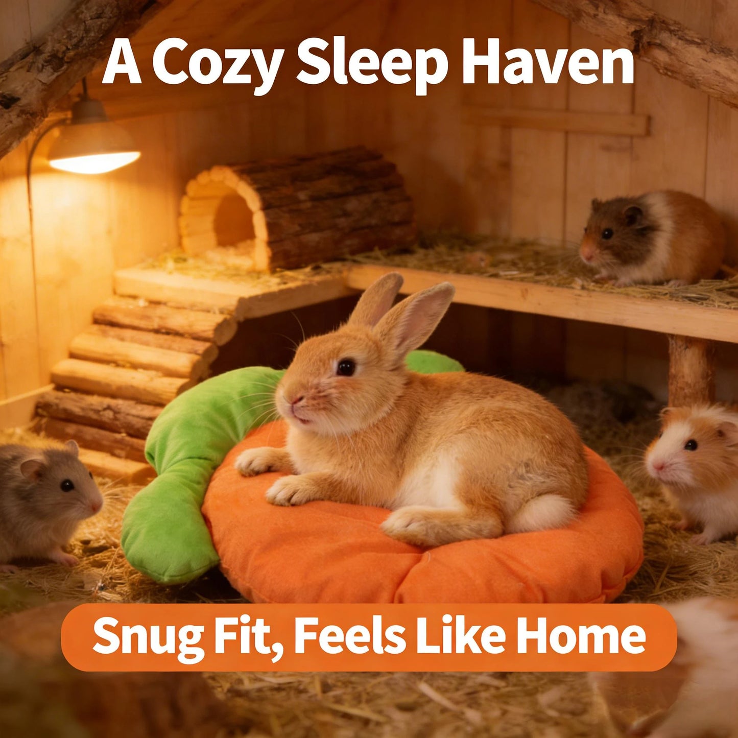 Carrot Shaped Small Pet Bed