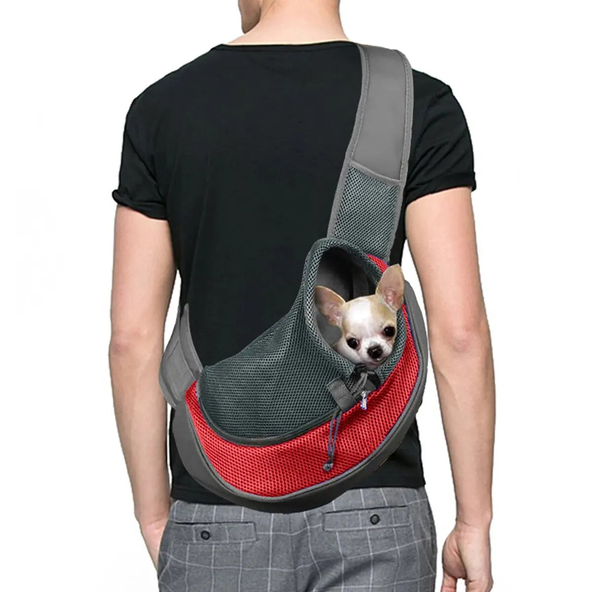 Breathable Mesh Pet Backpack for Small Breeds