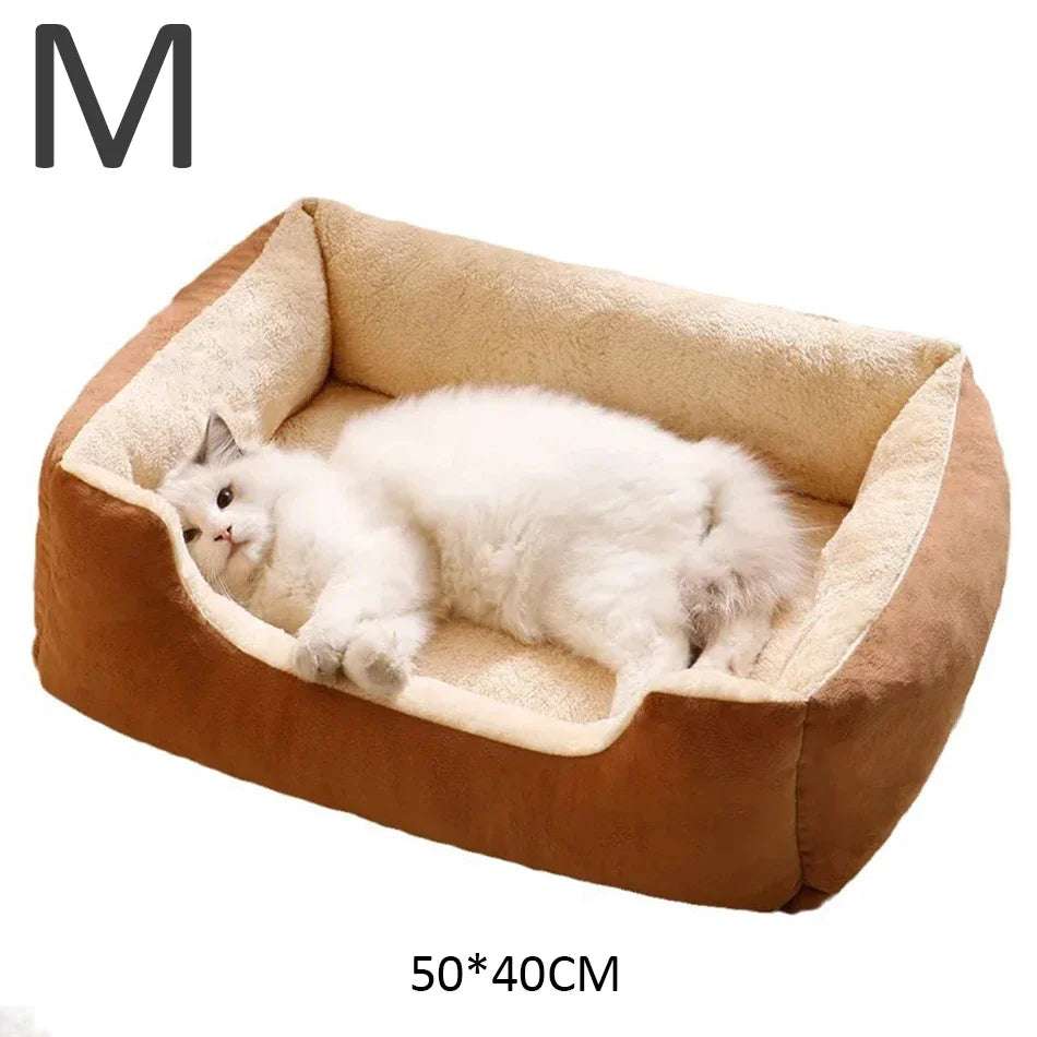 Plush Cat Bed – Cozy Pet House