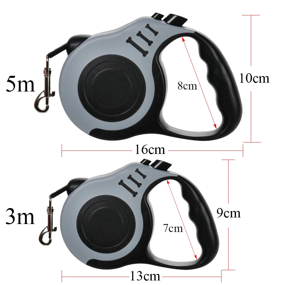 Holapet 3m/5m Retractable Dog Leash Strong Nylon by High Life Style Gadgets