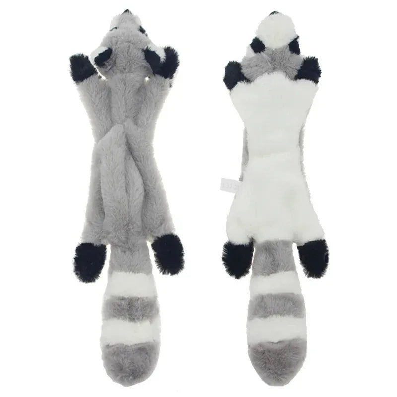 Plush Dog Toys 18 Inch Squirrel Raccoon Fox