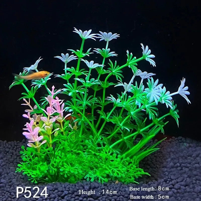 Artificial Aquarium Decor Plants 14cm