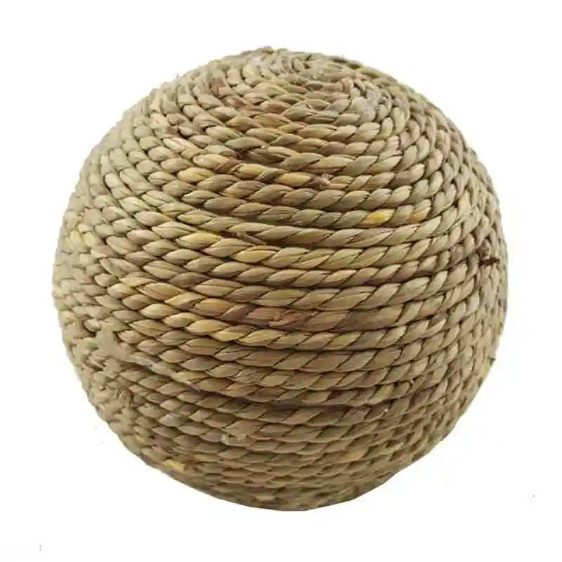 6/10cm Natural Grass Chew Ball for Small Pets