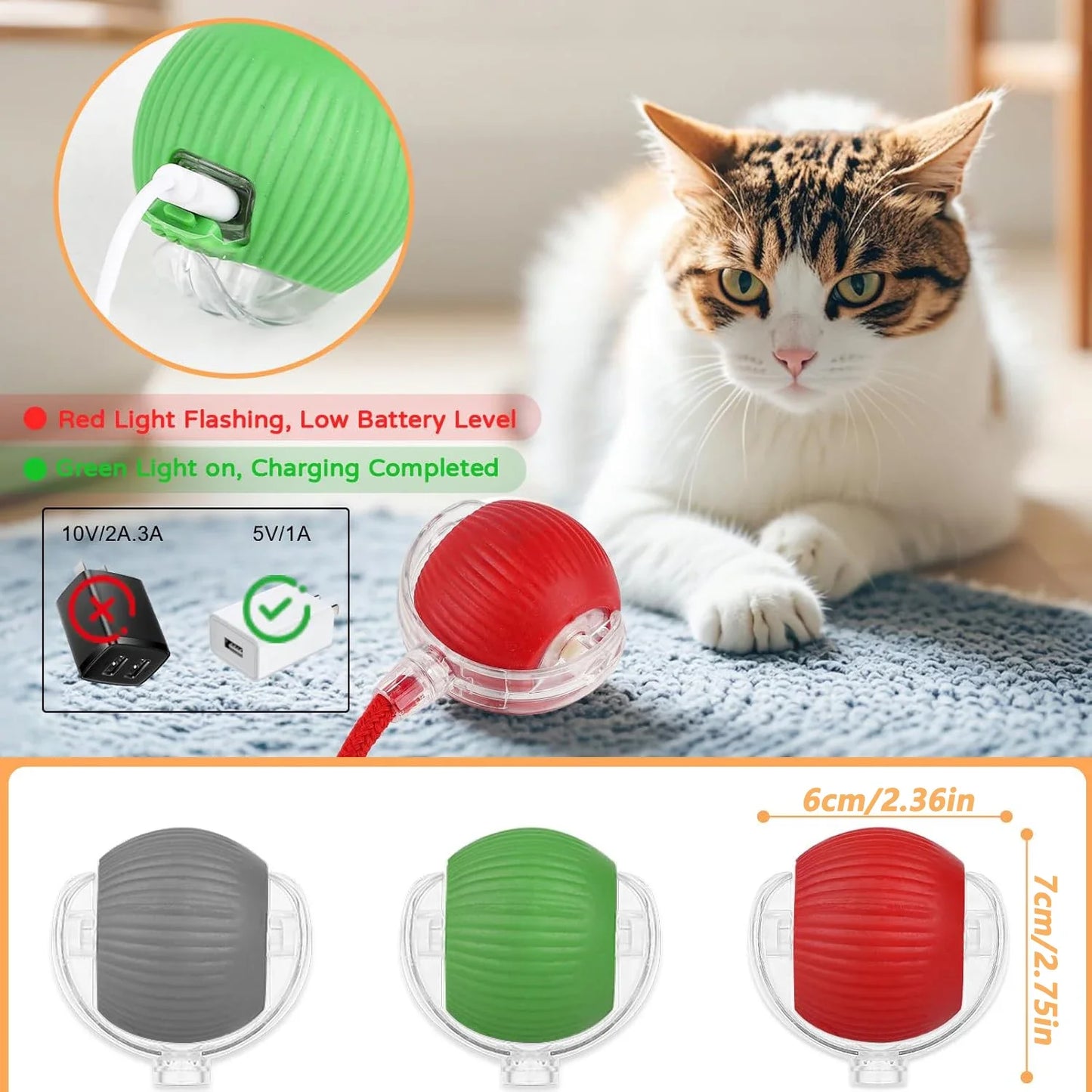 Interactive Cat Ball Toy