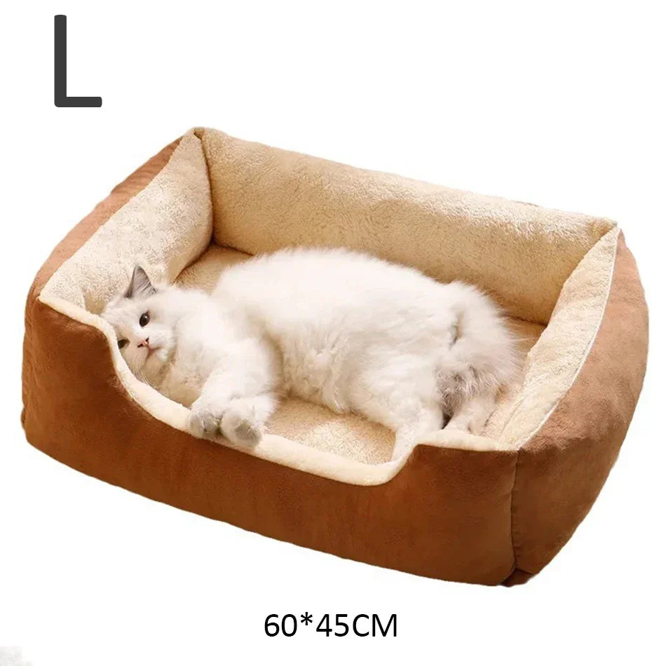 Plush Cat Bed – Cozy Pet House