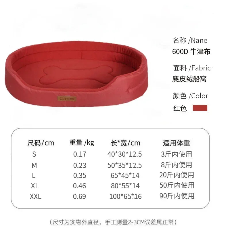 ABQP Large Dog Bed Waterproof Washable Pet Sofa