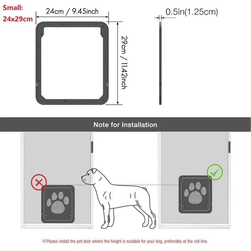 Pet Door for Cats and Dogs