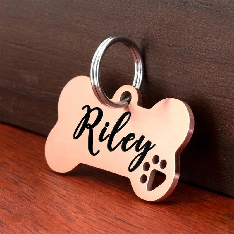 Stainless Steel Personalized Dog ID Tag