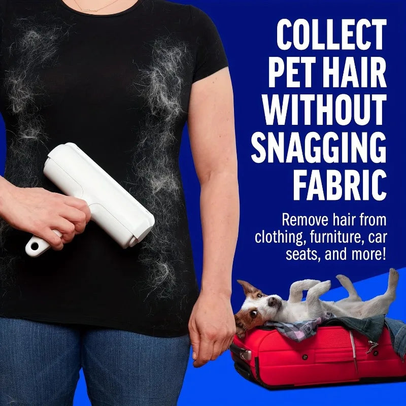 Pet Hair Remover Roller - Washable Adhesive Brush