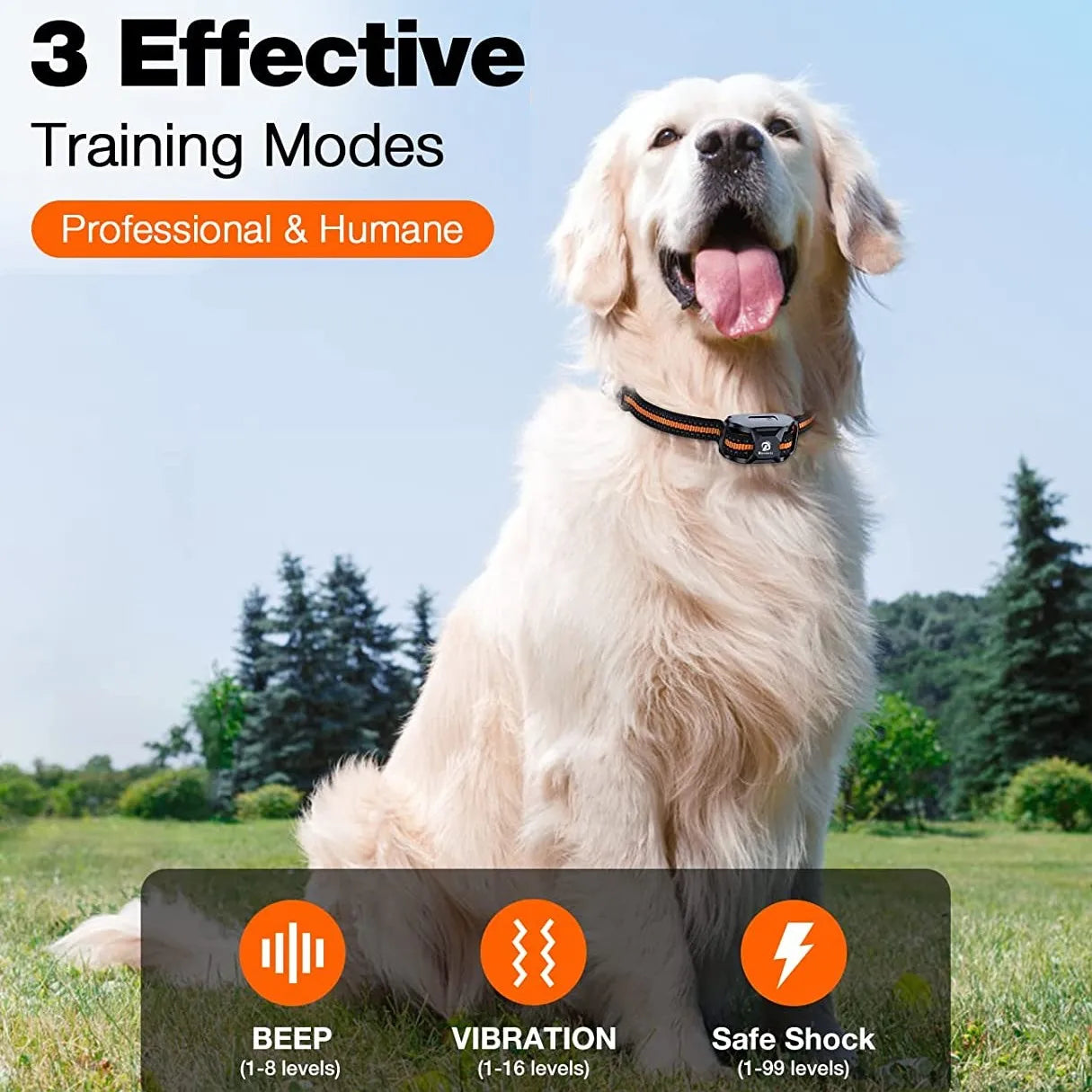 Petguider 3300Ft Dog Training Collar – Rechargeable Waterproof E-Collar