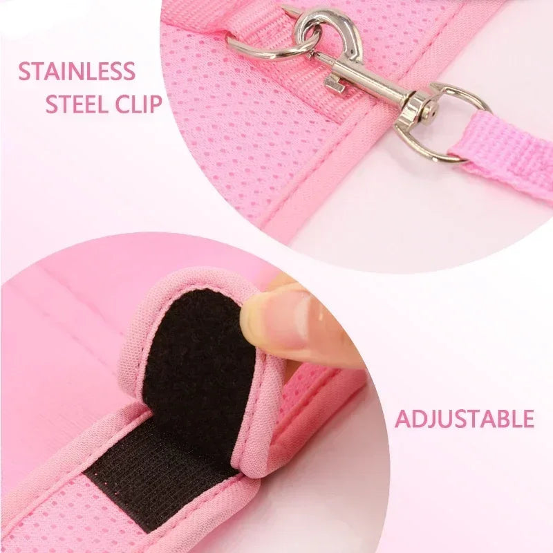 Adjustable Bunny Harness and Leash Set