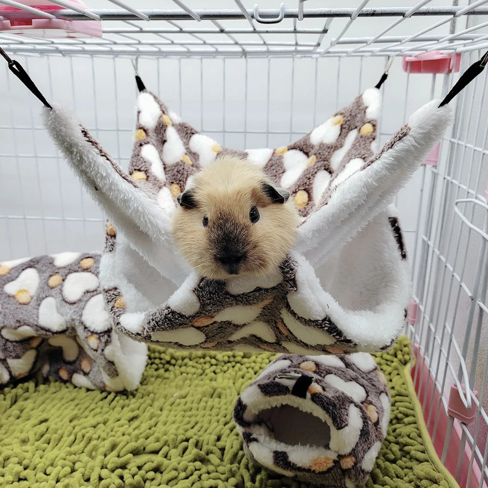Winter Double-Layer Hammock for Hamster