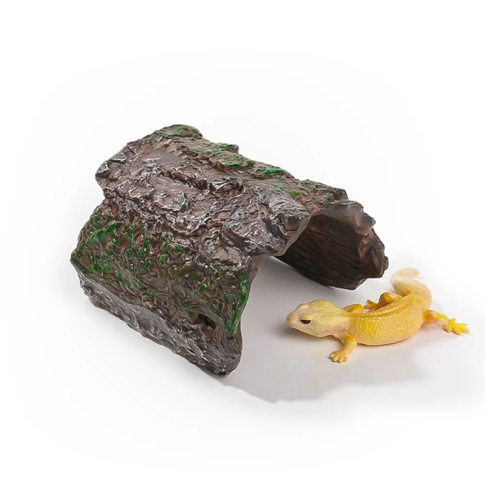 Reptile Hideout Cave PVC Tree Hole Shelter