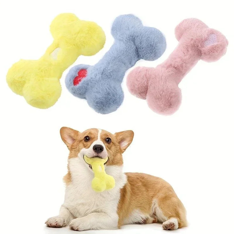 Dog Bone Plush Toy for Pets