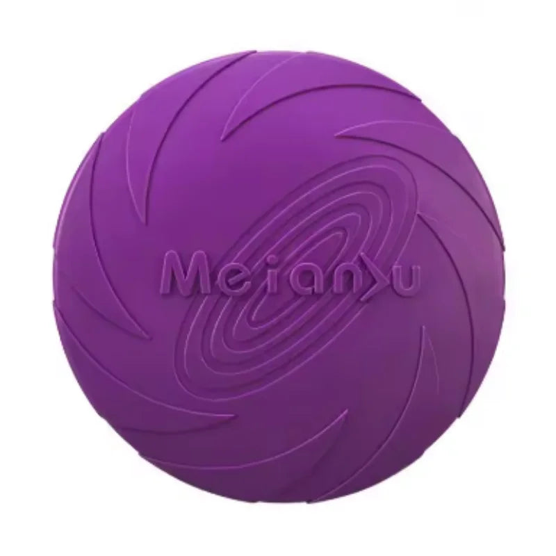 Silicone Dog Flying Disk Toy - Eco-Friendly Anti-Chew